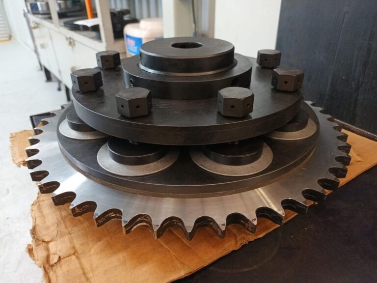 Roda dentada Martin com limitador de torque para industria alimenticia evita travamento por sobrecarga