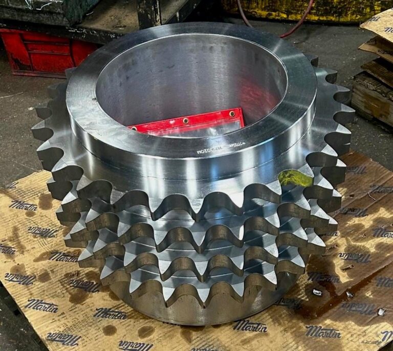 Roda dentada multipla de 4 feixes Martin fabricacao especial MTO sob desenho para transmissao pesada