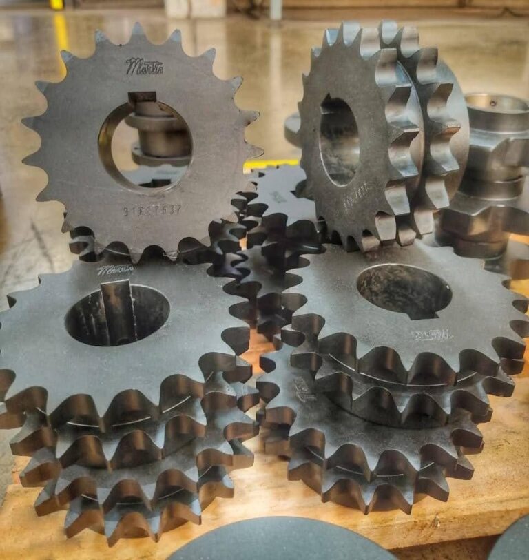 Linha de rodas dentadas duplas e triplas Martin com cubo - engrenagem para corrente de rolos