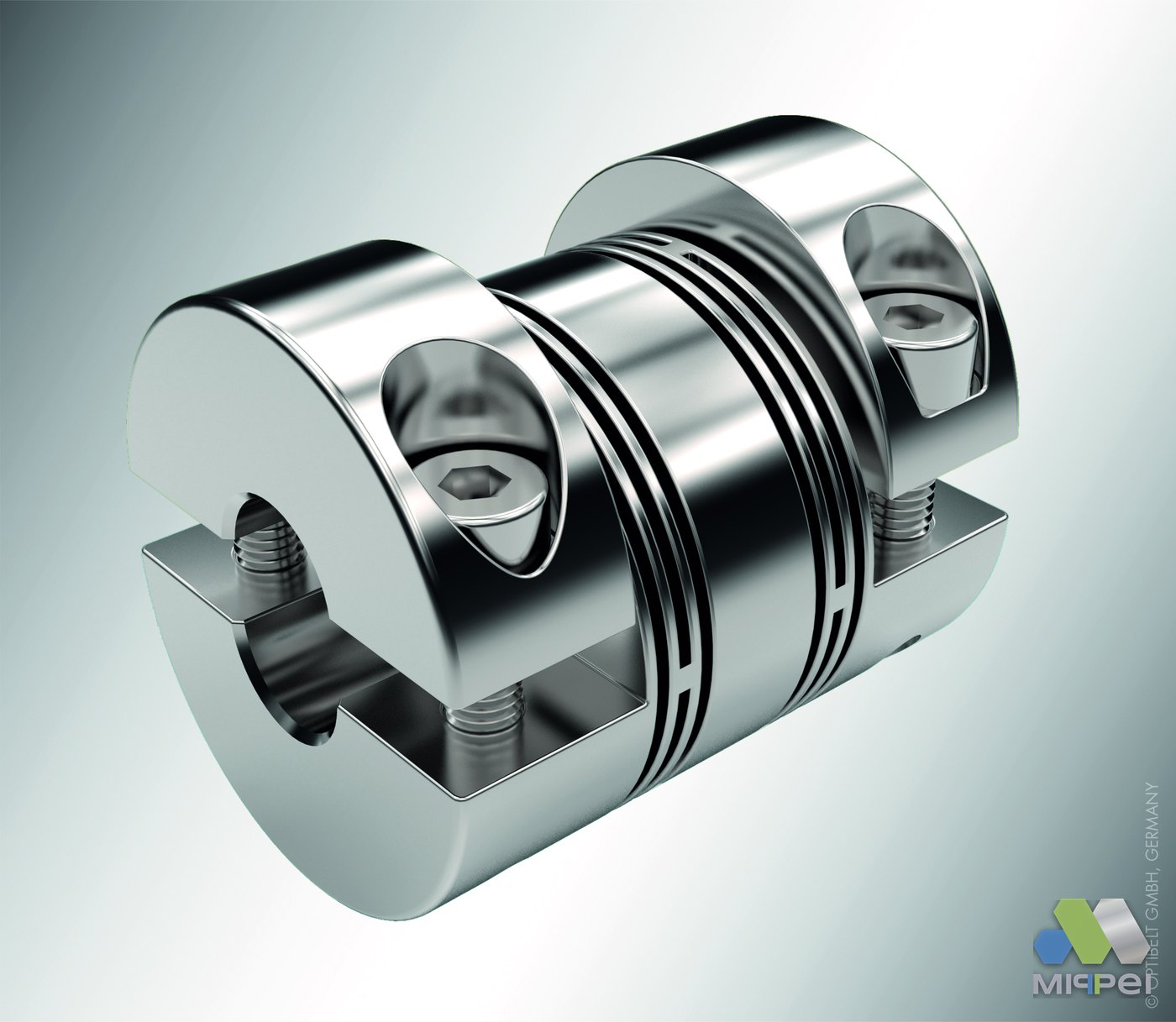 Acoplamento rígido Optibelt Mini Coupling para união de eixos — Mippei