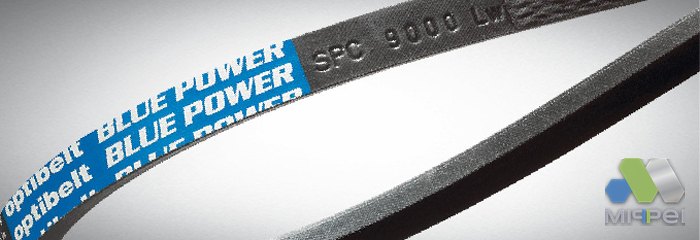 Correia em V estreita Optibelt BLUE POWER com cordonéis de aramida — Mippei