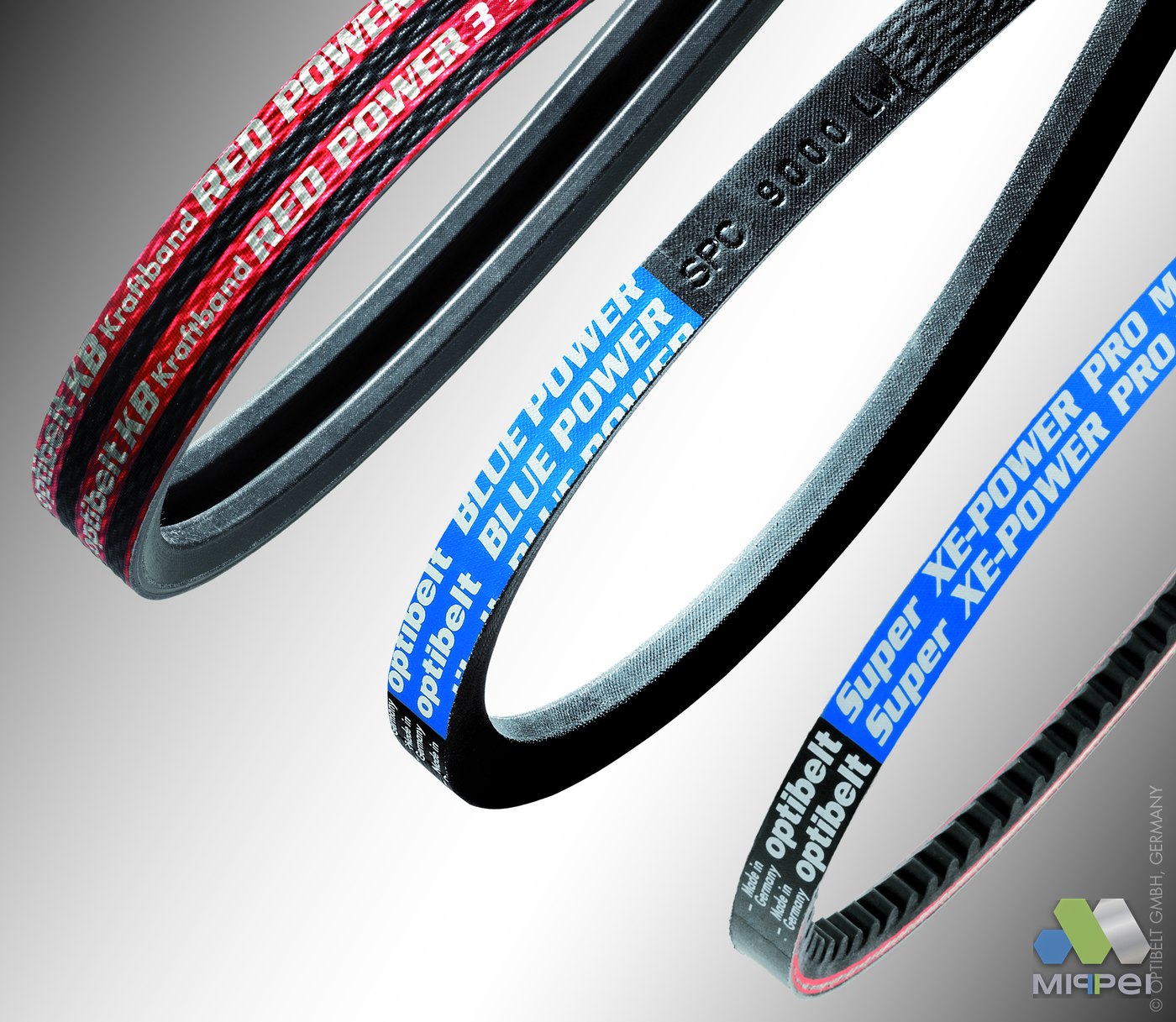Correias em V e kraftbands Optibelt de diferentes linhas — Mippei distribuidora autorizada Optibelt