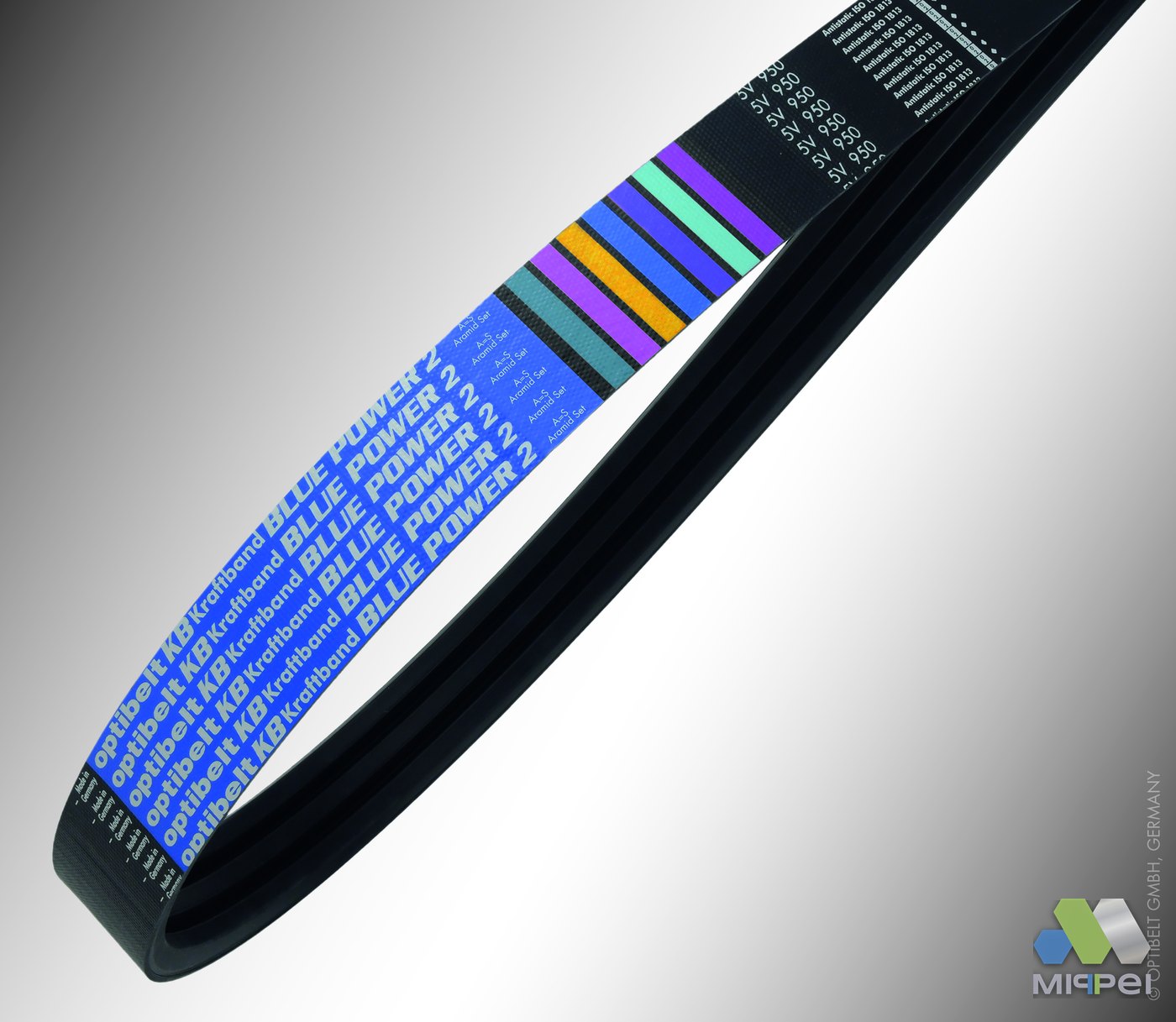 Kraftband Optibelt KB BLUE POWER de correias unidas — Mippei distribuidora autorizada Optibelt