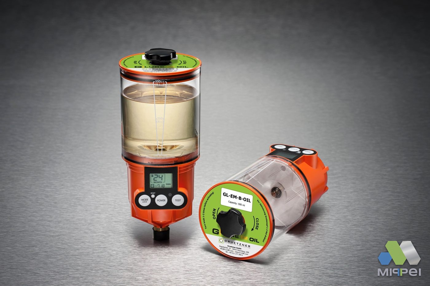 G-LUBE EM B OIL — modelos para óleo Modelos do lubrificador automático de óleo G-LUBE EM B OIL da Grützner