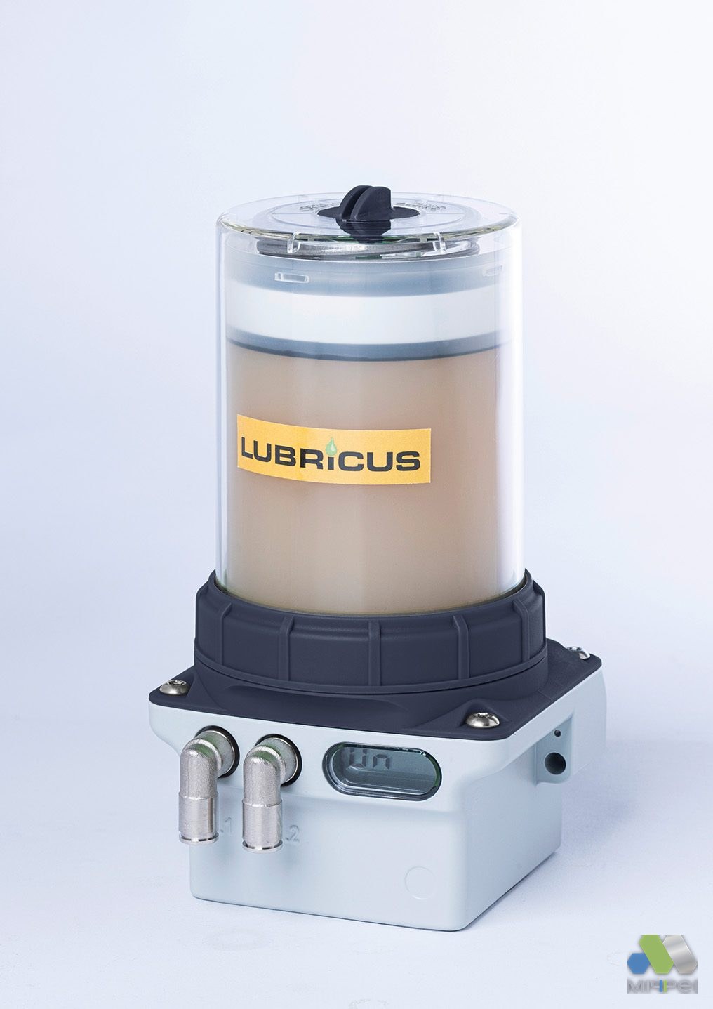 Lubricus LUB-B-2 — duas saídas Lubrificador automático Lubricus LUB-B-2 com duas saídas para lubrificação multiponto