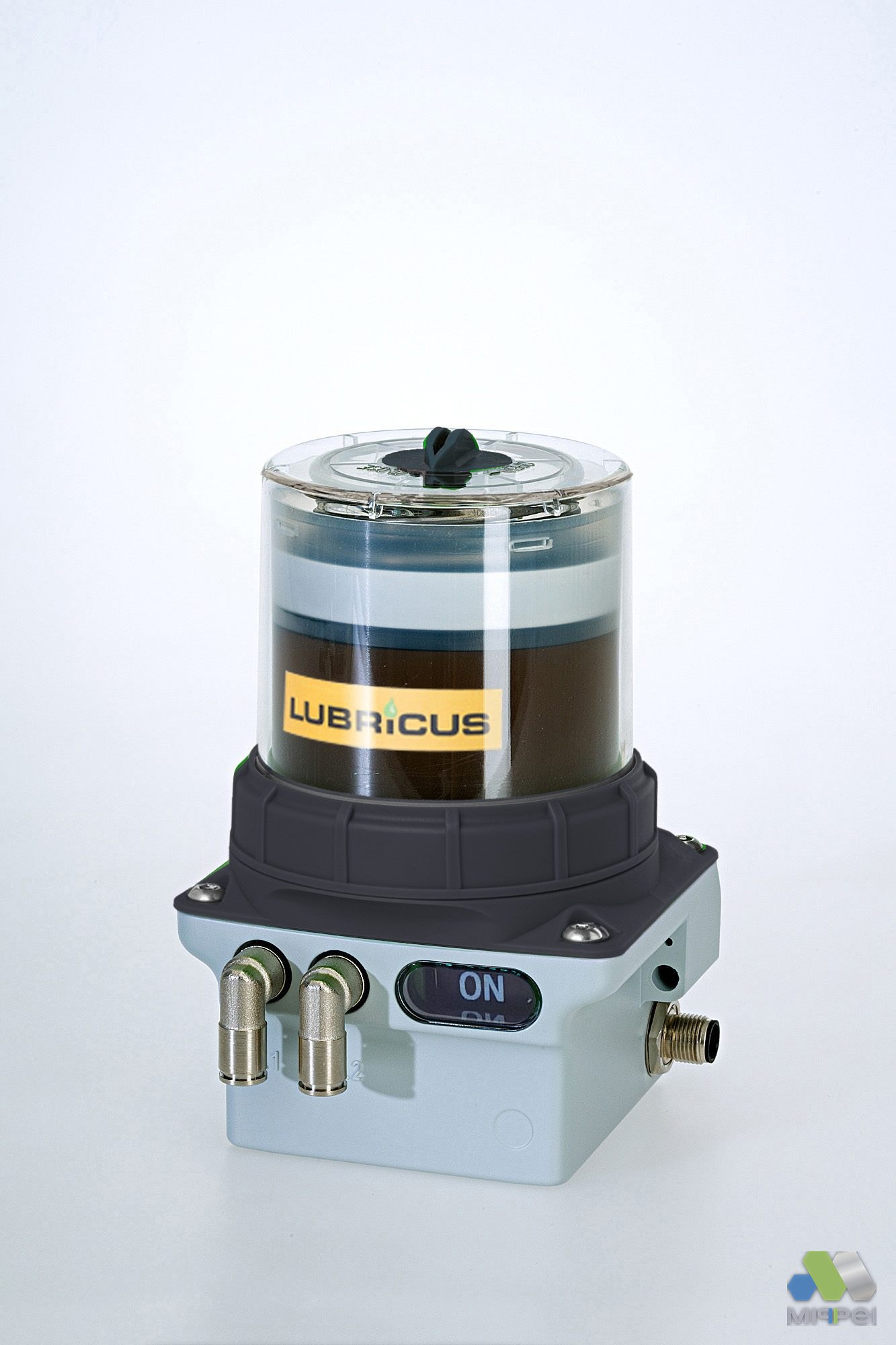 Lubricus LUB-V-2-250 com visor OLED Lubrificador automático Lubricus LUB-V-2-250 com visor OLED