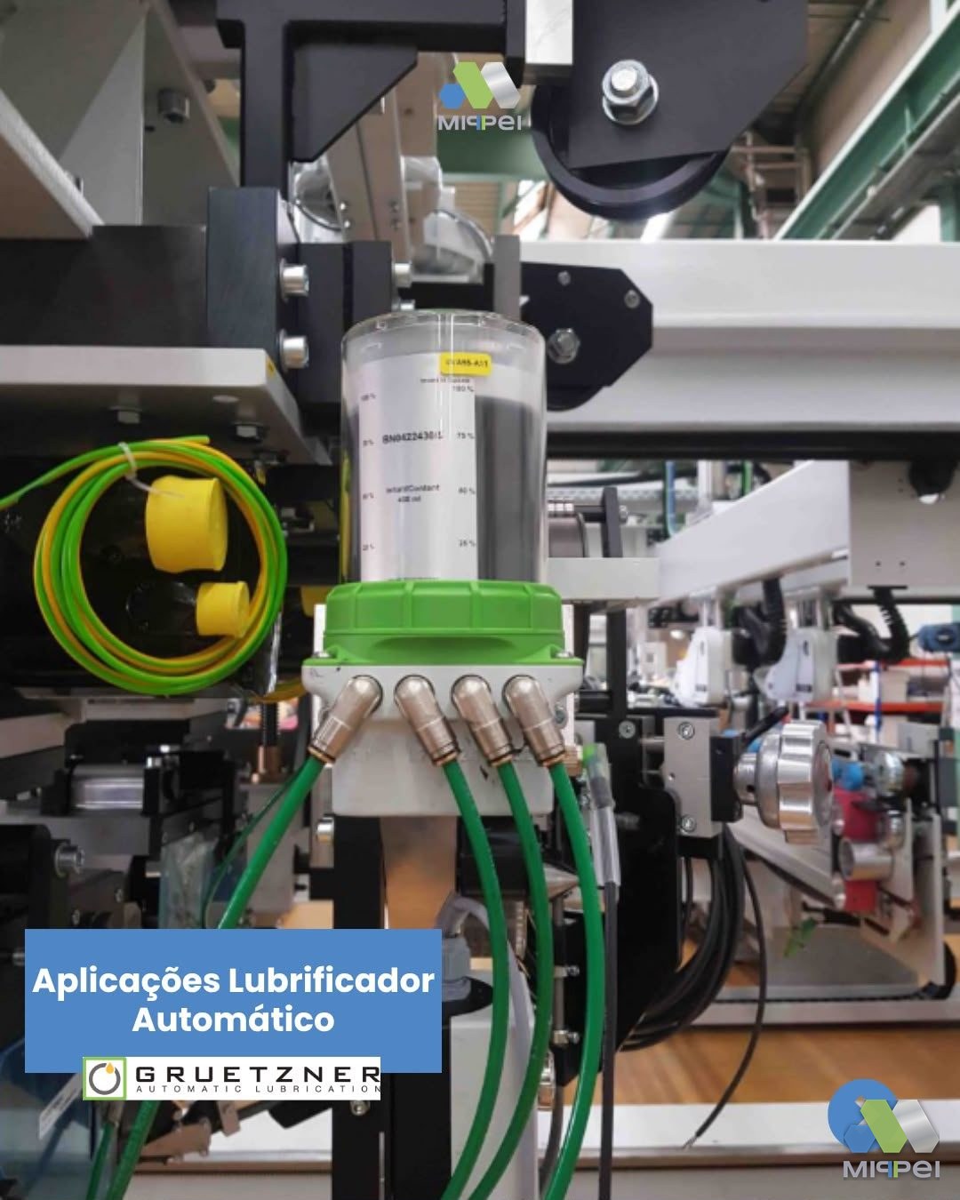 Multiponto com distribuidor progressivo Lubrificador automático multiponto com distribuidor progressivo e várias saídas