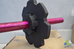 Roda dentada de engenharia Martin montada em eixo — Mippei