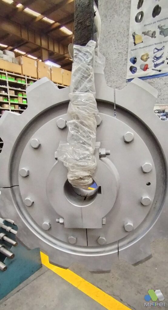 Roda dentada de engenharia segmentada de grande porte Martin — Mippei