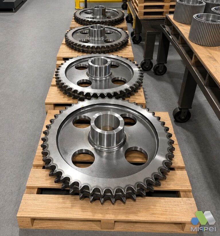 Roda dentada Martin de corrente de rolos com cubo e rasgo de chaveta — Mippei distribuidor autorizado