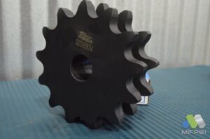 Roda dentada Martin simples, perfil do dente em detalhe — Mippei