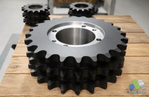 Roda dentada tripla Martin com cubo flangeado — Mippei
